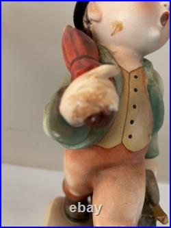 Rare Hummel Merry Wanderer Figurine 7/1 TMK 1 Double Crown Mark 7 3/4 Read Rare Hummel Merry Wanderer Figurine 7/1 TMK 1 Double Crown Mark 7 3/4 Read