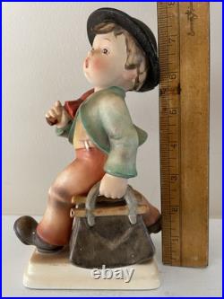 Rare Hummel Merry Wanderer Figurine 7/1 TMK 1 Double Crown Mark 7 3/4 Read Rare Hummel Merry Wanderer Figurine 7/1 TMK 1 Double Crown Mark 7 3/4 Read