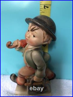 Rare Hummel Merry Wanderer TMK 2 Full Bee Downward Eyelashes Germany Perfect 7/0