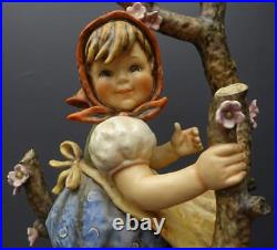 Rare JUMBO 33 Goebel Hummel Apple Tree Girl 141/X 1976 Figurine Germany