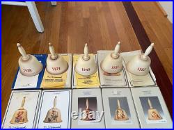 Rare M. J. Hummel Annual Bells Collection 1978-1992 by Goebel-Original Boxes
