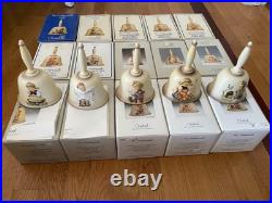 Rare M. J. Hummel Annual Bells Collection 1978-1992 by Goebel-Original Boxes