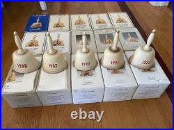 Rare M. J. Hummel Annual Bells Collection 1978-1992 by Goebel-Original Boxes