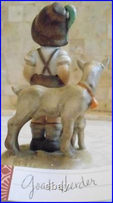 Rare! Retired! Hummel Figurine #200/0 Goat Herder Tmk 2 / Full Bee Mark
