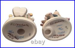 Rare Signed & dated GOEBEL HUMMEL DISNEY-APPLE TREE- MICKEY & MINNIE set signed