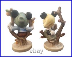 Rare Signed & dated GOEBEL HUMMEL DISNEY-APPLE TREE- MICKEY & MINNIE set signed