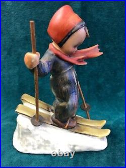 Rare Tmk1 Hummel Little Boy Skier #59 Figurine 1935-1949 Stamped Crown Bo