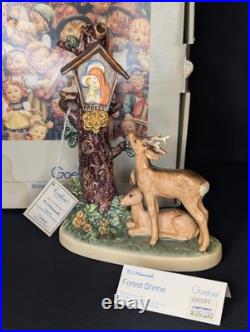 Rare VTG Goebel Hummel 183 Forest Shrine Figurine Deer Madonna W Germany
