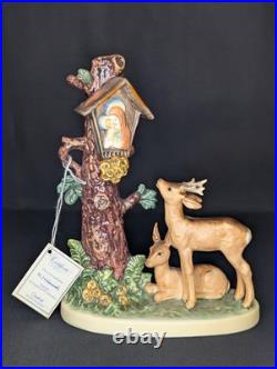 Rare VTG Goebel Hummel 183 Forest Shrine Figurine Deer Madonna W Germany