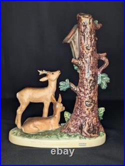 Rare VTG Goebel Hummel 183 Forest Shrine Figurine Deer Madonna W Germany