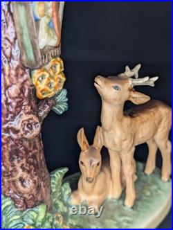 Rare VTG Goebel Hummel 183 Forest Shrine Figurine Deer Madonna W Germany