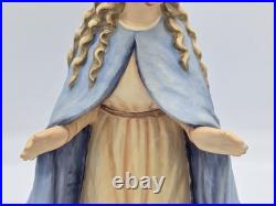 Rare Vintage Goebel Hummel Jumbo Virgin Mary Nativity 260 A 10 1968 Signed