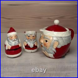 Rare Vintage Hummel Goebel Santa Teapot Sugar Creamer Set Germany Full Bee 1956 Rare Vintage Hummel Goebel Santa Teapot Sugar Creamer Set Germany Full Bee 1956