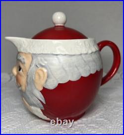 Rare Vintage Hummel Goebel Santa Teapot Sugar Creamer Set Germany Full Bee 1956 Rare Vintage Hummel Goebel Santa Teapot Sugar Creamer Set Germany Full Bee 1956