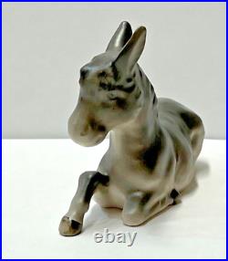 Rare Vintage Tmk4 Goebel Hummel Naitivity Donkey Figurine Germany #hx281