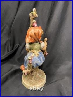 Rare large Hummel, Apple Tree Girl, 10.5 tall Goebel, W. Germany, 1968 141 CHIP