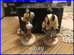 SET OF 2/Goebel/Hummel/Disney/Mickey & Minnie Mouse Apple Tree Boy & Girl