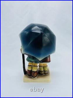 STORMY WEATHER Hummel TMK3 #71 boy & girl umbrella figurine Rare Germany Bee