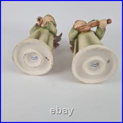 Set 2 Goebel Hummel HUM#173/0, 172/0 Festival Harmony Flute, 8 in tall Vntg