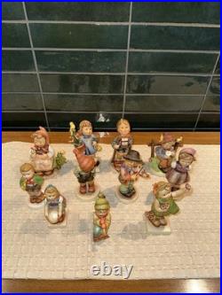 Set of 12 Vintage Hummel Goebel Figurines in near Mint Condition