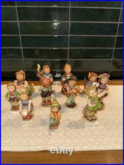 Set of 12 Vintage Hummel Goebel Figurines in near Mint Condition
