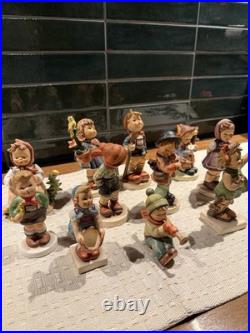 Set of 12 Vintage Hummel Goebel Figurines in near Mint Condition