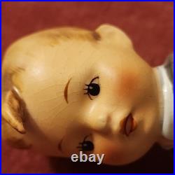 Set of 2 Goebel Hummel Waiter 154 154/1 TMK2 Full Bee 1950-59 Figurine Germany