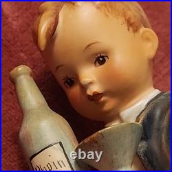 Set of 2 Goebel Hummel Waiter 154 154/1 TMK2 Full Bee 1950-59 Figurine Germany