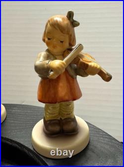 Set of 4 Vintage Goebel Hummel figurines Kinder Choir with stand and lamplight