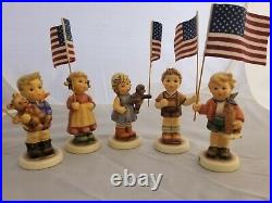 Set of 5 Goebel Hummel Figurines Patriot Series