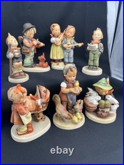 Set of 7 GOEBEL HUMMEL FIGURINE GERMANY, TMK 2