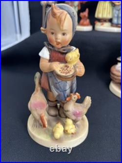 Set of 7 GOEBEL HUMMEL FIGURINE GERMANY, TMK 2