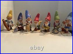 Set of 7 Vintage Goebel Hummel Co-Boy Gnome Figurines 1970-1975 Mint Condition