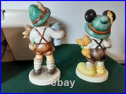 Signed Rare MIB Limited Ed-Disney Goebel Hummel For Father Mickey Mouse