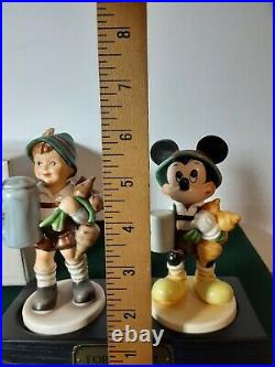 Signed Rare MIB Limited Ed-Disney Goebel Hummel For Father Mickey Mouse