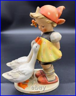 Tall Goebel Hummel Goose Girl Hum 47/II Trademark TMK 3