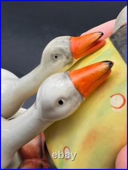 Tall Goebel Hummel Goose Girl Hum 47/II Trademark TMK 3