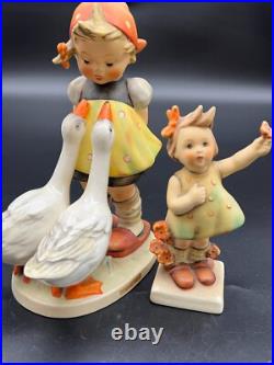 Tall Goebel Hummel Goose Girl Hum 47/II Trademark TMK 3