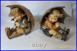 Tmk2 50's Umbrella 152a/152b Boy Girl Goebel Hummel 8 Figurines