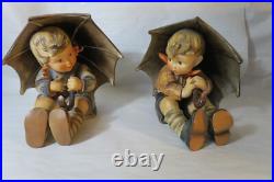 Tmk2 50's Umbrella 152a/152b Boy Girl Goebel Hummel 8 Figurines