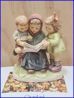 VINTAGE GOEBEL HUMMEL FIGURINE STORYBOOK TIME #458 With ORIGINAL BOX