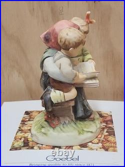 VINTAGE GOEBEL HUMMEL FIGURINE STORYBOOK TIME #458 With ORIGINAL BOX