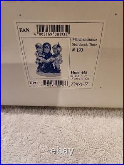 VINTAGE GOEBEL HUMMEL FIGURINE STORYBOOK TIME #458 With ORIGINAL BOX