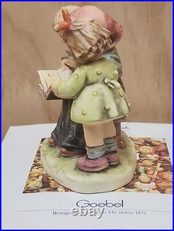 VINTAGE GOEBEL HUMMEL FIGURINE STORYBOOK TIME #458 With ORIGINAL BOX