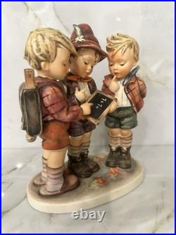 VINTAGE GOEBEL HUMMEL SCHOOL BOYS 170/1 Large 8 Tall Mid 20th Century