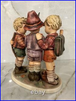 VINTAGE GOEBEL HUMMEL SCHOOL BOYS 170/1 Large 8 Tall Mid 20th Century