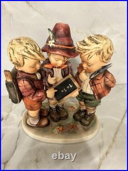 VINTAGE GOEBEL HUMMEL SCHOOL BOYS 170/1 Large 8 Tall Mid 20th Century