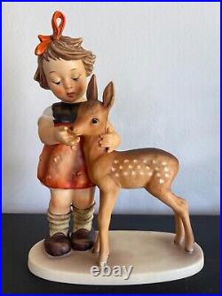 VINTAGE Goebel Hummel Deer Friends #136/V LARGE Figurine 11