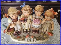 VINTAGE Goebel Hummel Large Figurine We Wish You The Best Signed, Germany VINTAGE Goebel Hummel Large Figurine We Wish You The Best Signed, Germany