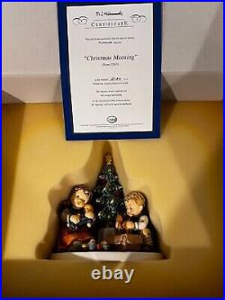 VINTAGE M. J. HUMMEL #2263 CHRISTMAS MORNING Ltd Ed. EXCELLENT/MINT withO. BOX